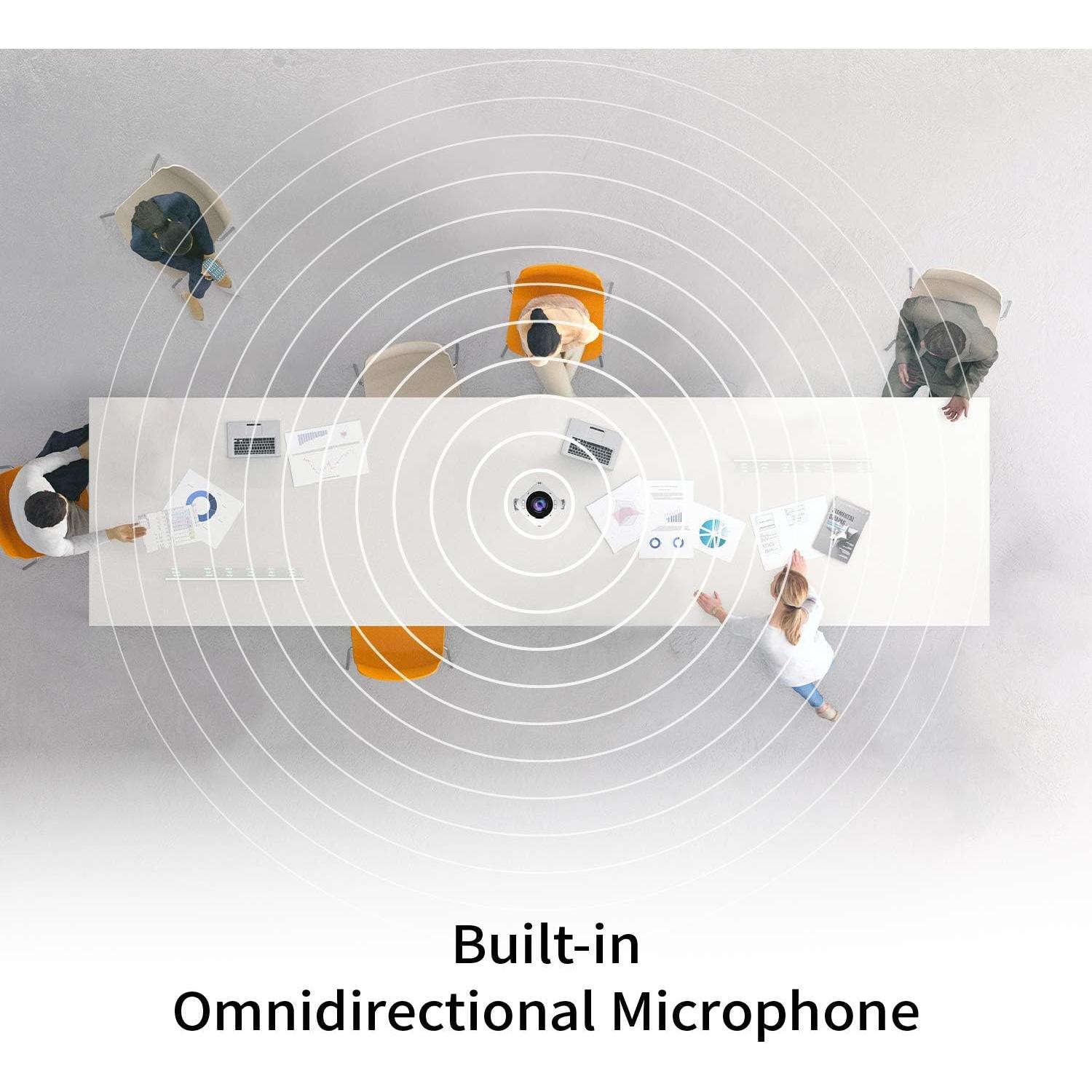 Cámara de Reuniones j5create JVCU360 1080P con Micrófono