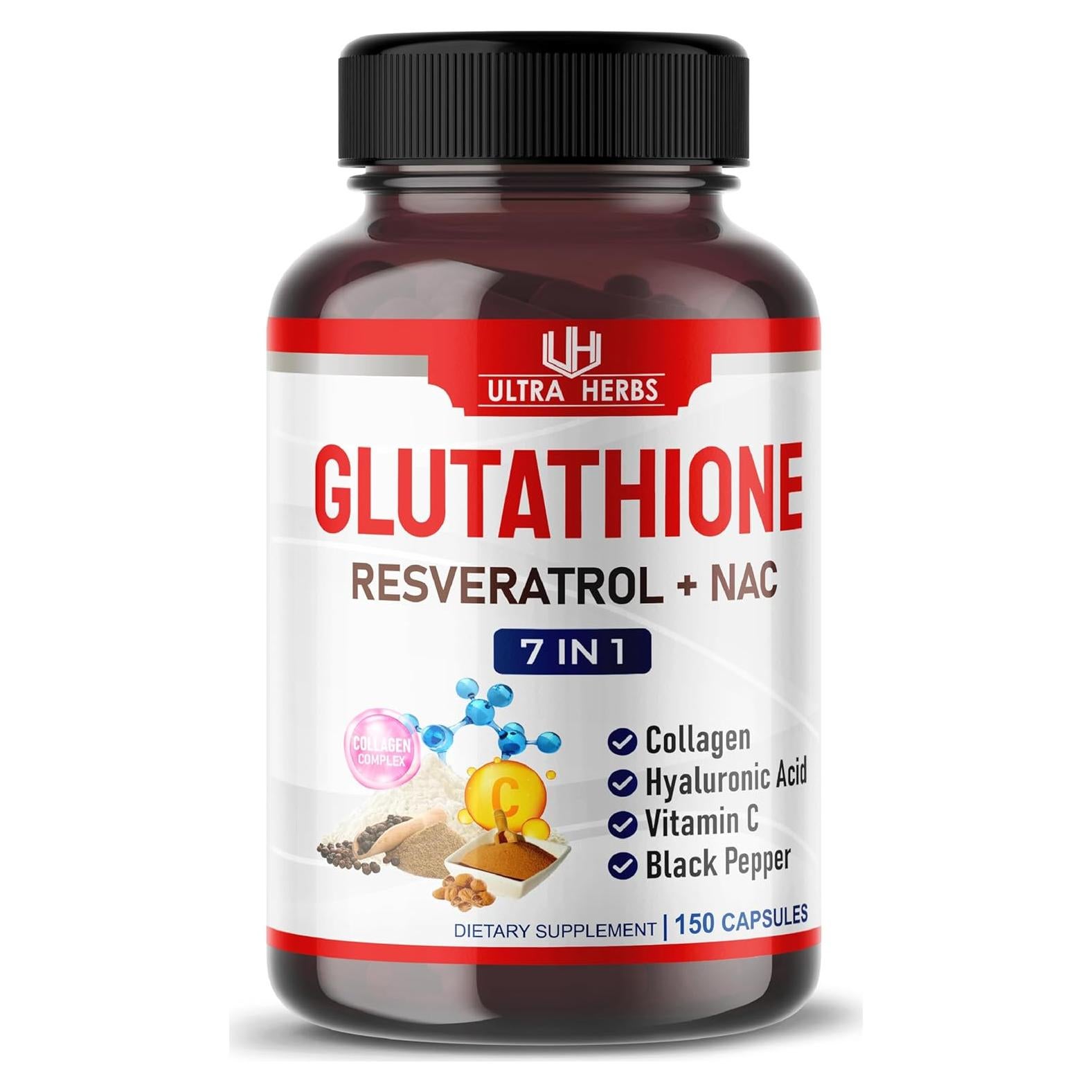 Suplemento de Glutati&oacute;n Ultra Herbs 150 C&aacute;psulas Antioxidante