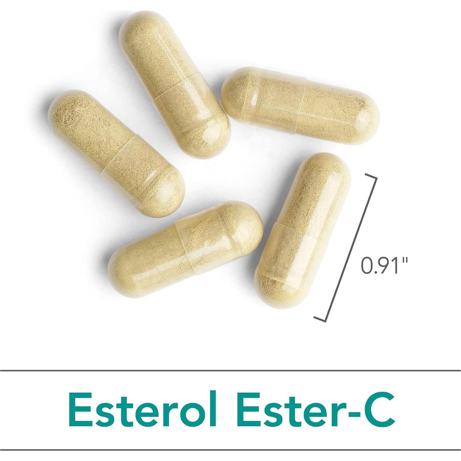 Suplemento de Vitamina C Ester-C Nutricology 1350mg 200 Cápsulas Veganas