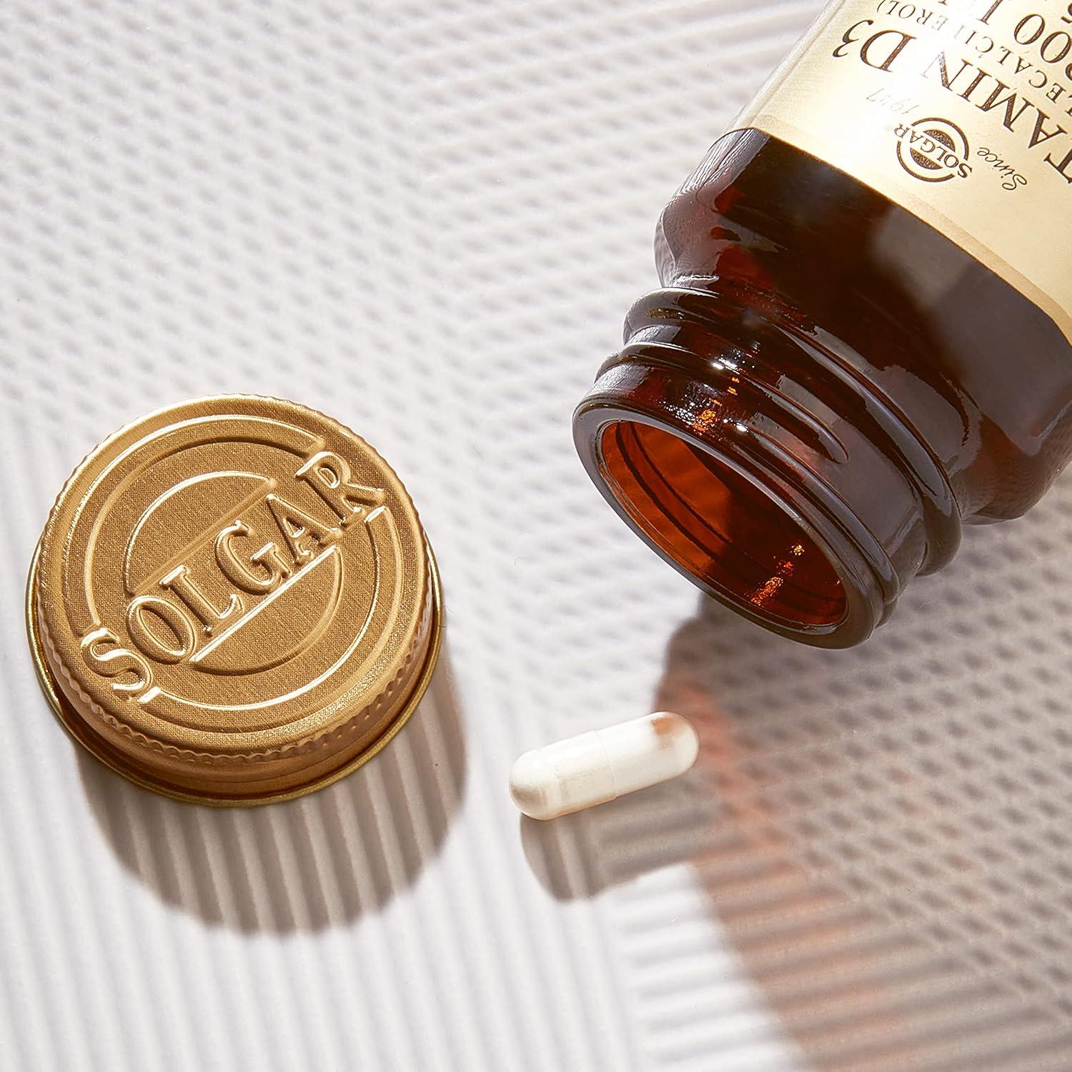 Solgar Vitamina D3 15 mcg 120 Cápsulas Vegetales - Soporte Huesos y Sistema Inmunológico