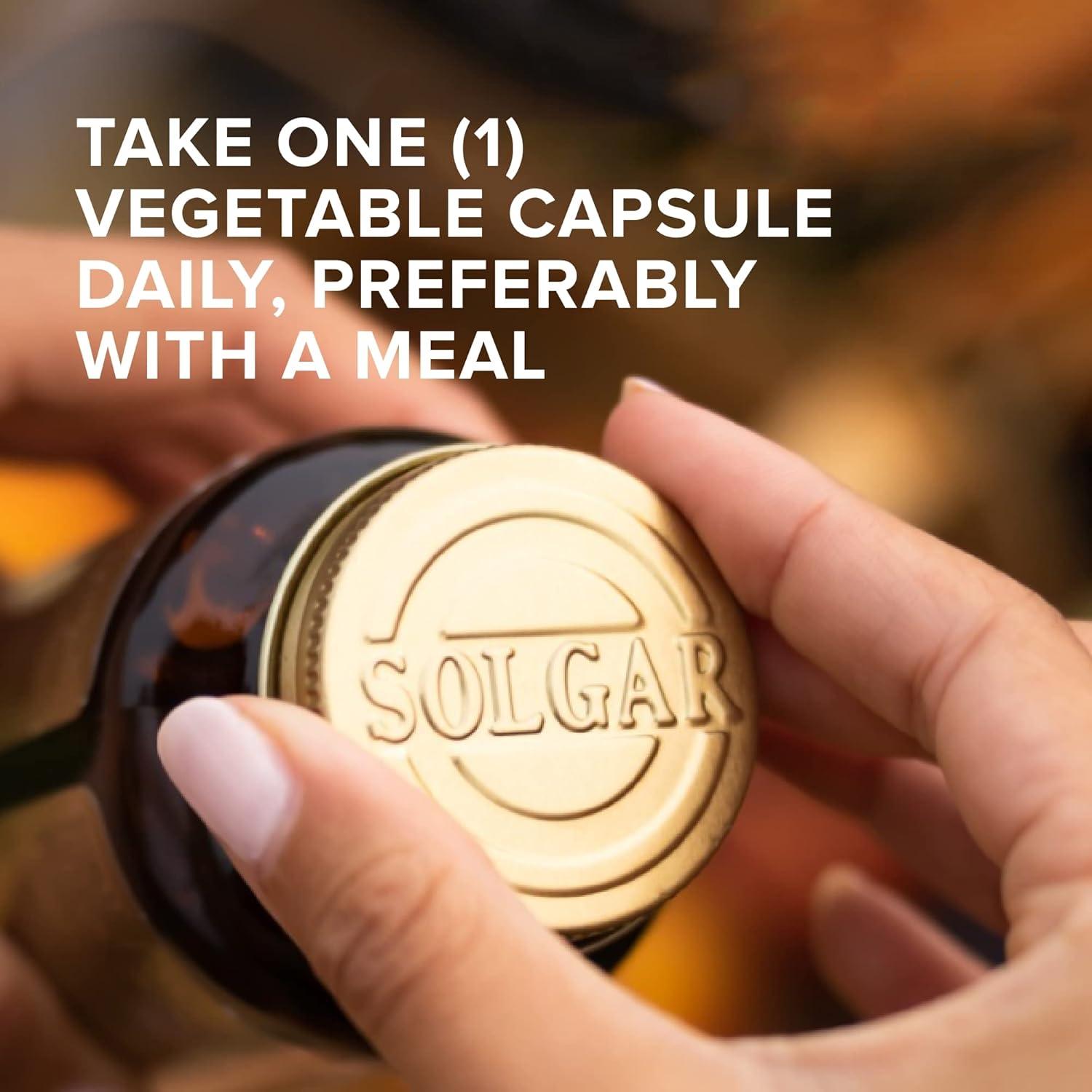 Vitamina D3 Solgar 125 mcg 120 Cápsulas Vegetales - Inmunidad y Huesos