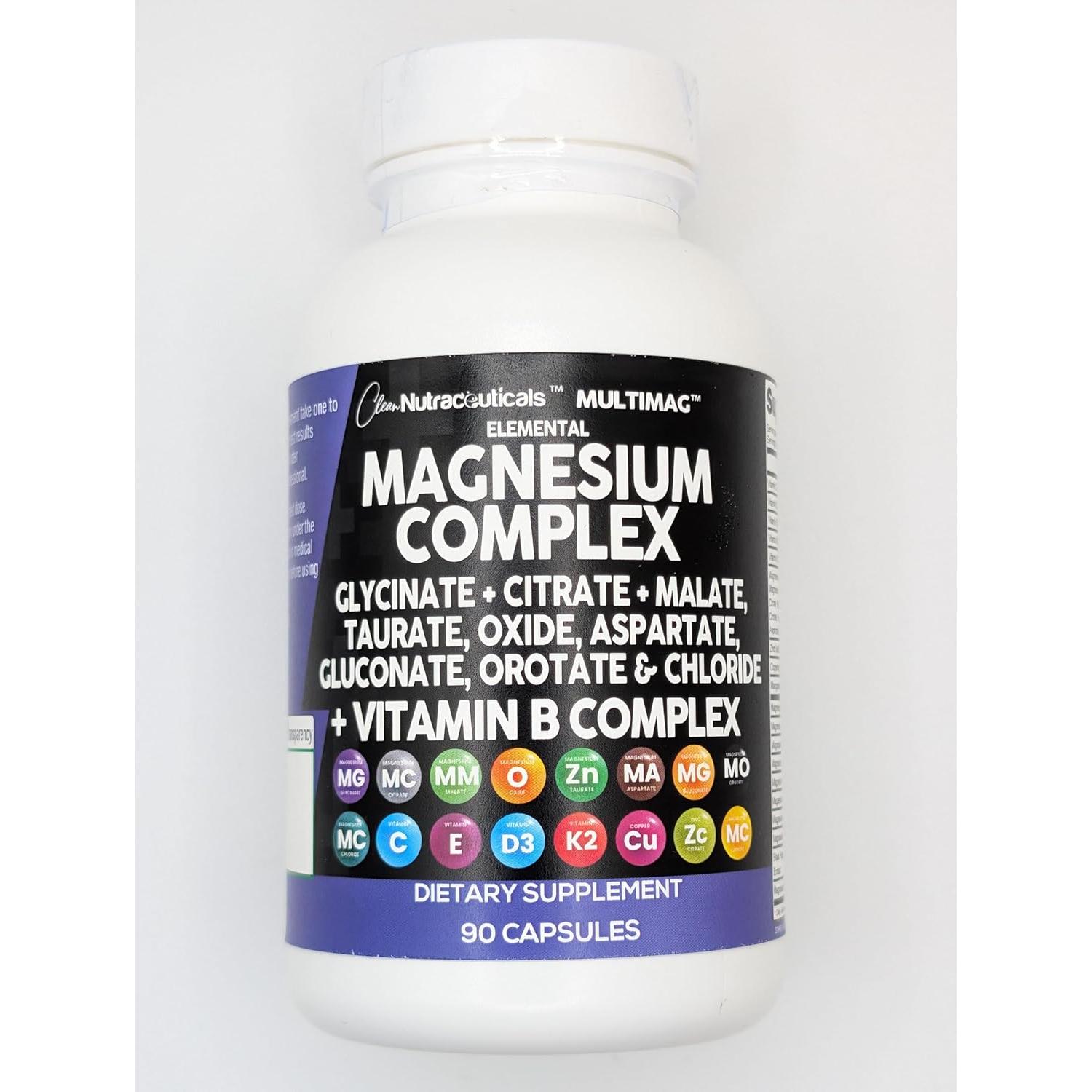 Suplemento Complejo de Magnesio Clean Nutraceuticals 117g