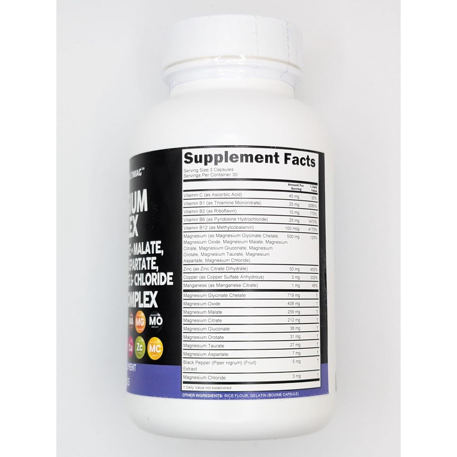 Suplemento Complejo de Magnesio Clean Nutraceuticals 117g