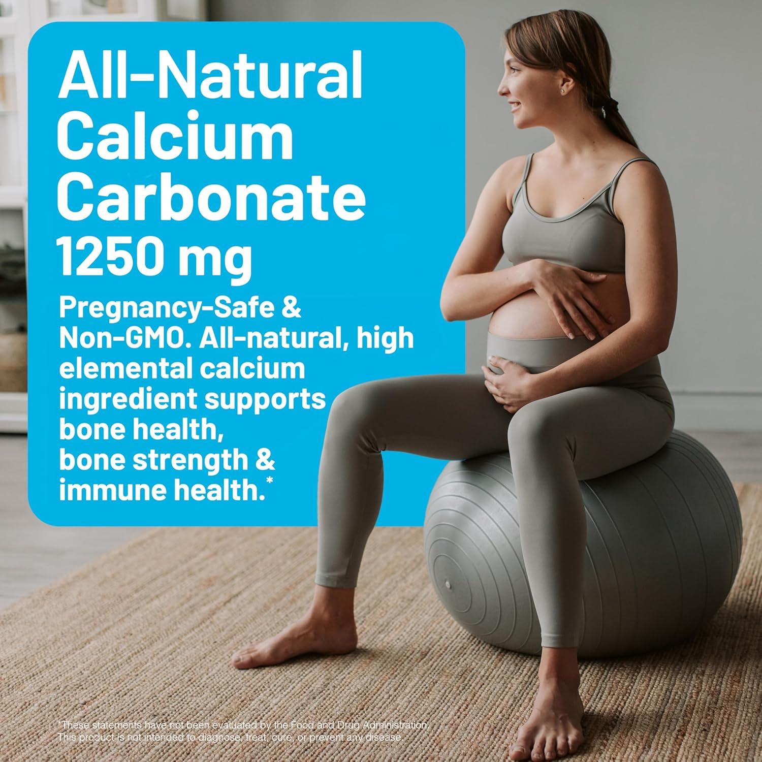 NatureWise Suplemento de Calcio 1250mg + Vitamina D3 1000UI