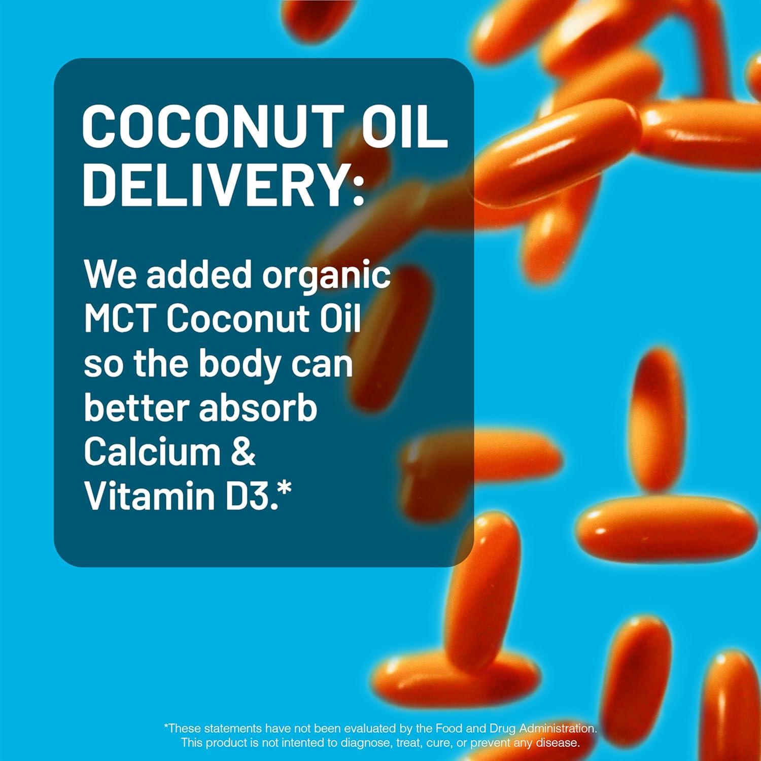 NatureWise Suplemento de Calcio 1250mg + Vitamina D3 1000UI