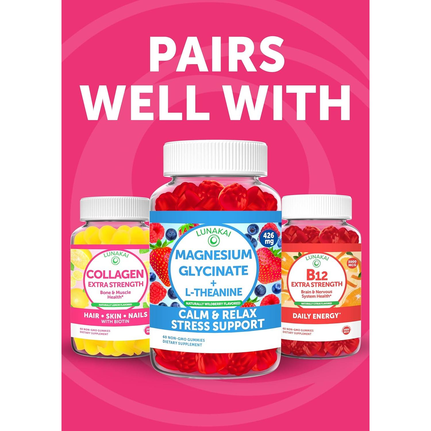 Gomas de Vitamina D3 K2 Lunakai 60ct - Veganas y Sin OGM