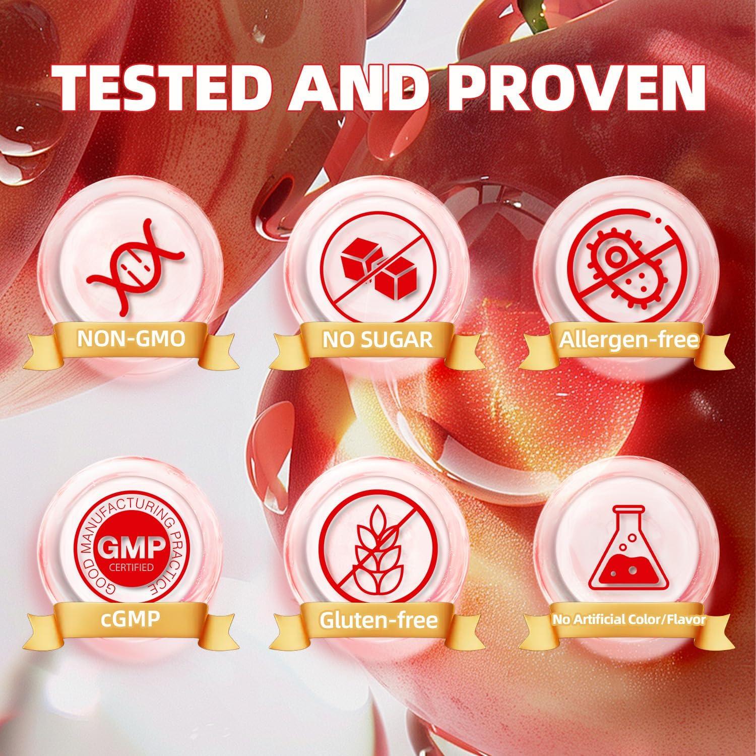 Gominolas Vitaminas D3 K2 9000 UI ORGMO 90 Contenidos Durazno