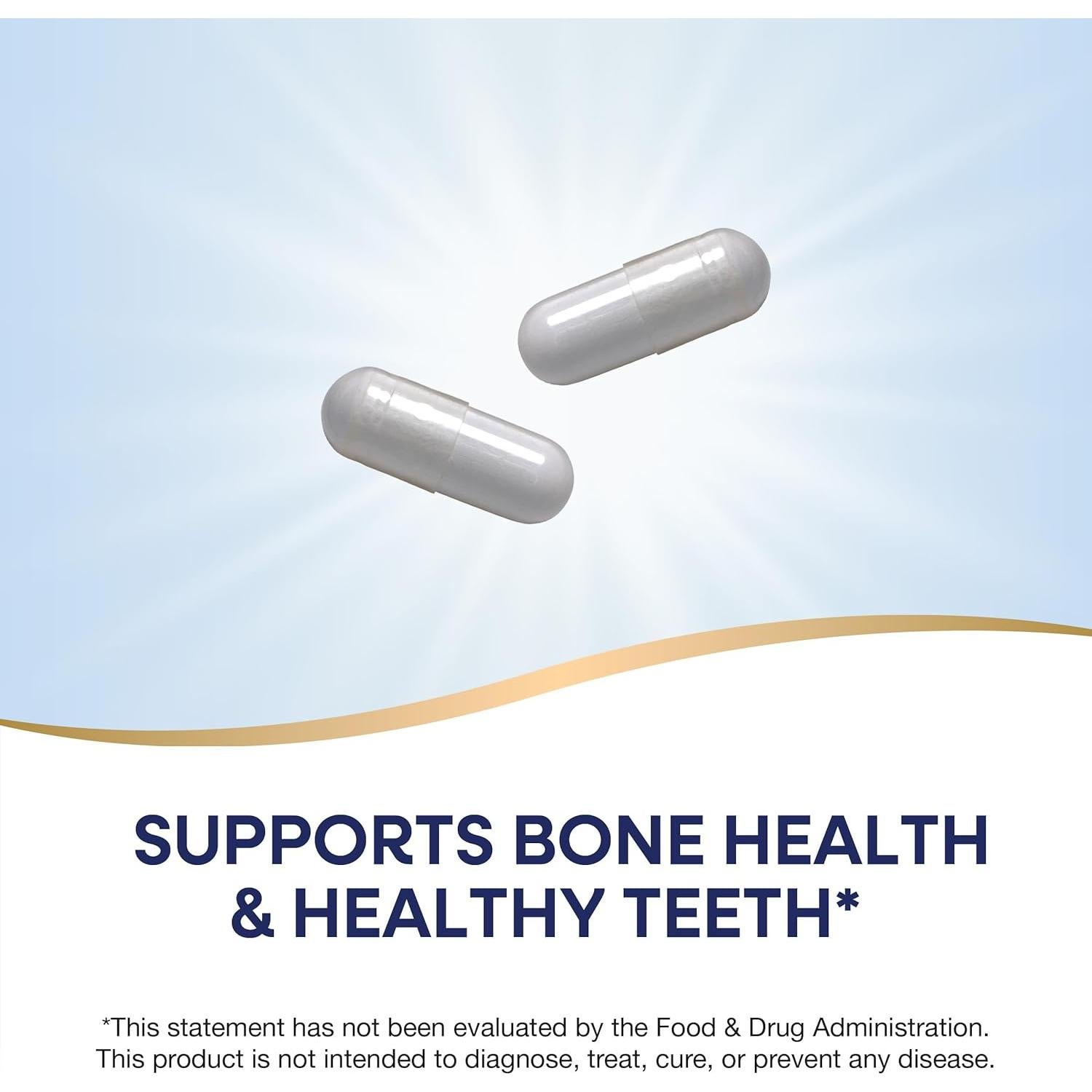 Citrato de Calcio Nature's Way 500 mg 250 Cápsulas Salud Ósea