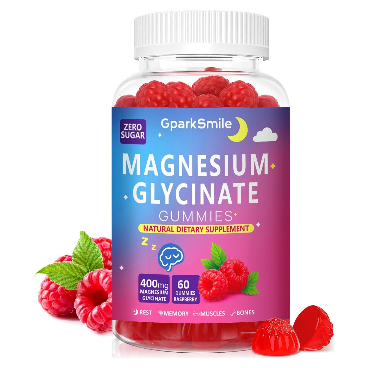 Gomitas Veganas de Glicinato de Magnesio 400mg Tewuky - 60 Masticables