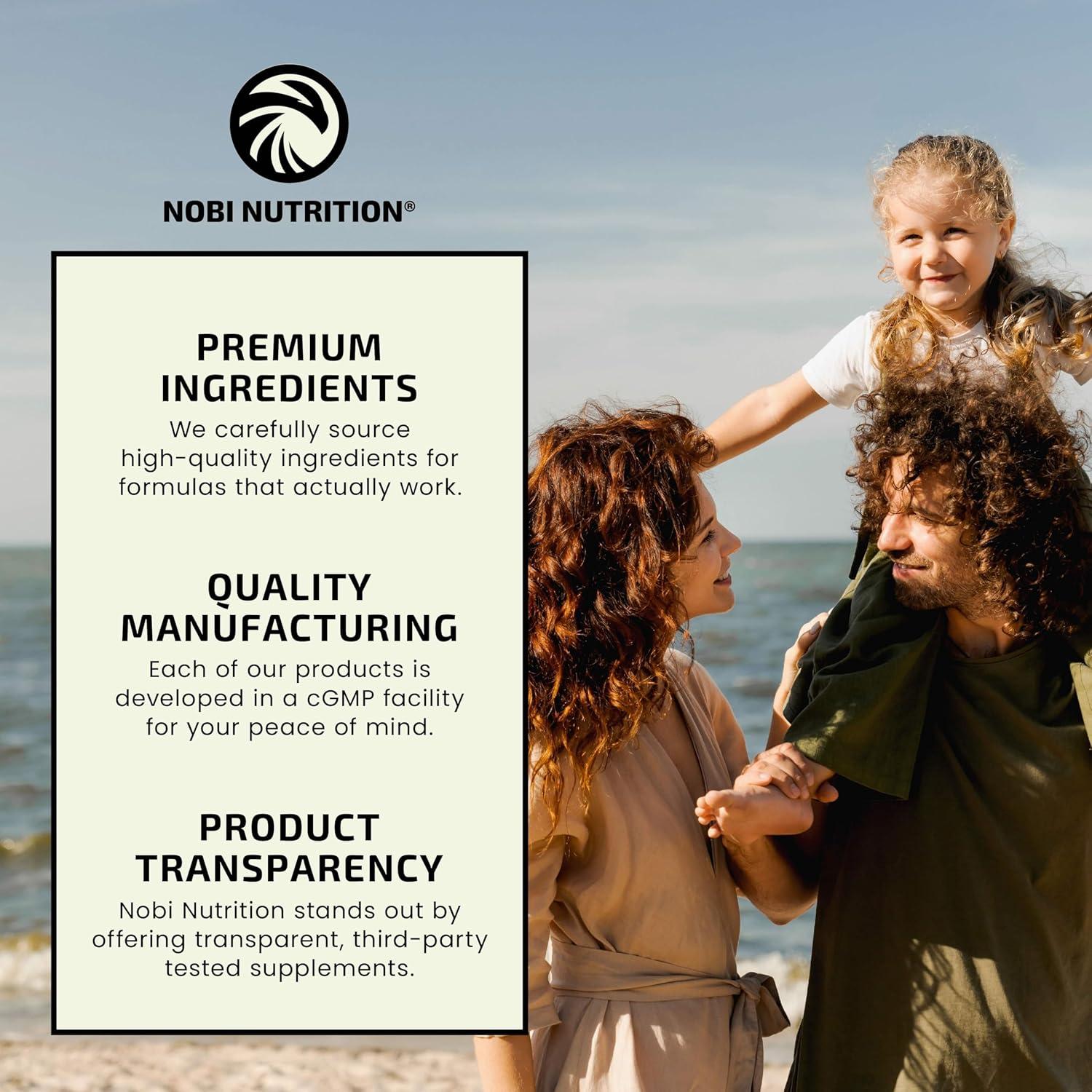 Glicinato de Magnesio 500mg Nobi Nutrition 120 Cápsulas