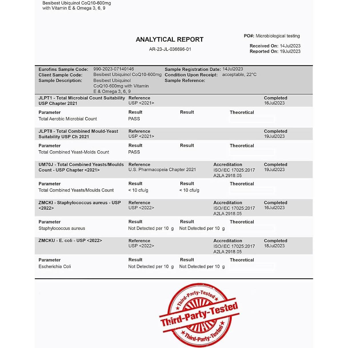 Ubiquinol CoQ10 600mg Besibest - Suplemento Antioxidante 60 Cápsulas