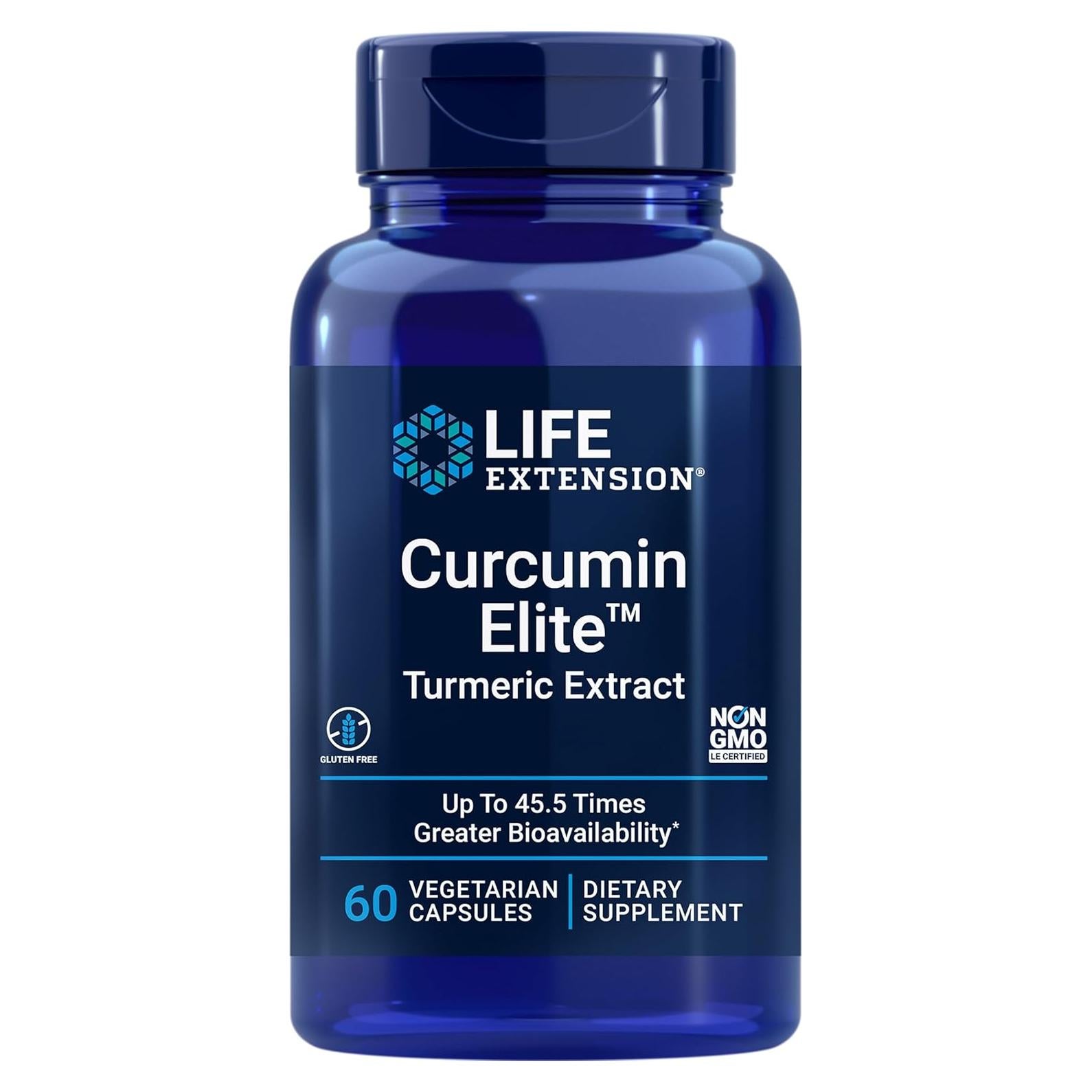 Extracto de Cúrcuma Curcumin Elite Life Extension 60 Cápsulas