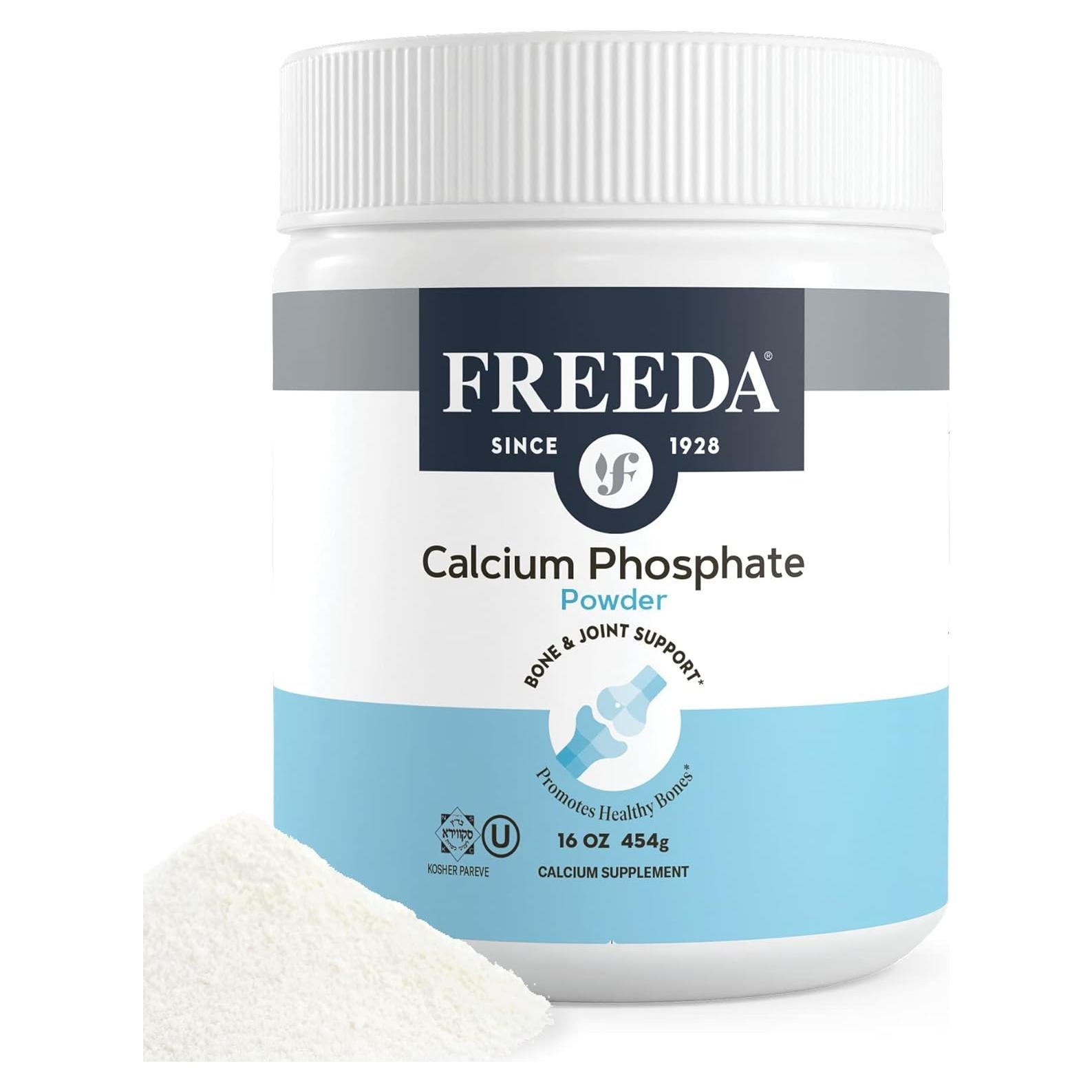 Polvo de Fosfato de Calcio Freeda 453.6g - Suplemento Kosher