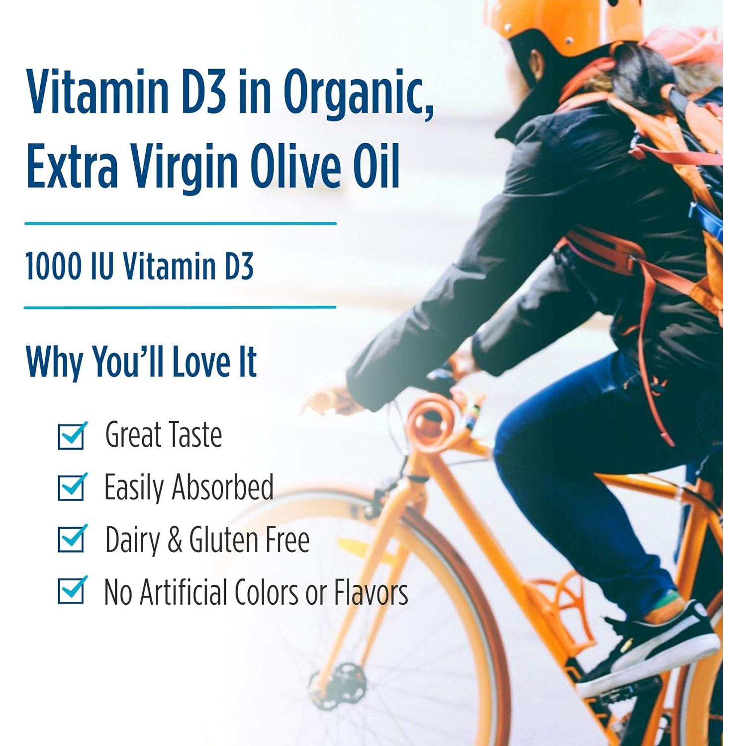 Vitamina D3 Nordic Naturals 1000 UI Naranja - 120 Mini Gelatinas