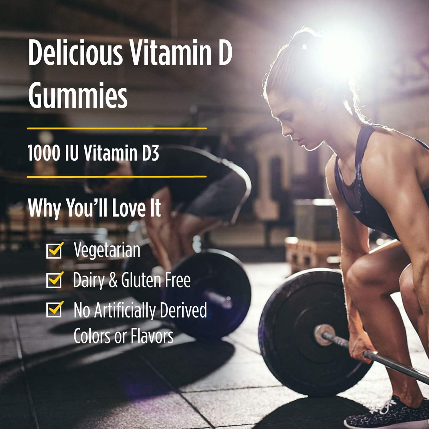Gomitas de Vitamina D3 Nordic Naturals 1000 UI Fruta Silvestre 120 Unidades