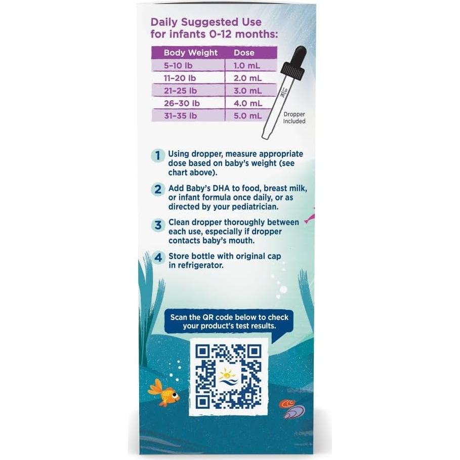 DHA para Bebés Nordic Naturals 118 ml - 1050 mg Omega-3