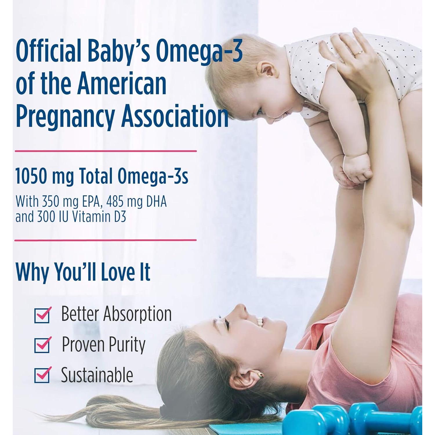 DHA para Bebés Nordic Naturals 118 ml - 1050 mg Omega-3