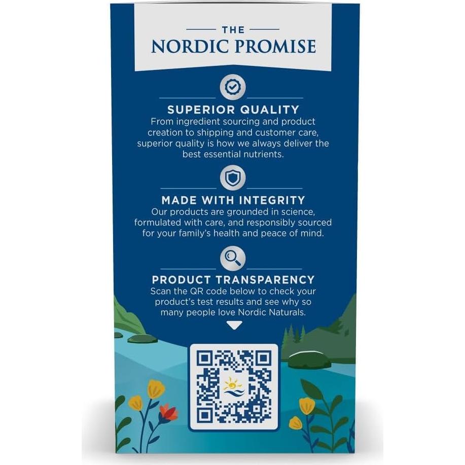 Aceite de Hígado de Bacalao Ártico Nordic Naturals 180 Geles 750 mg Omega-3