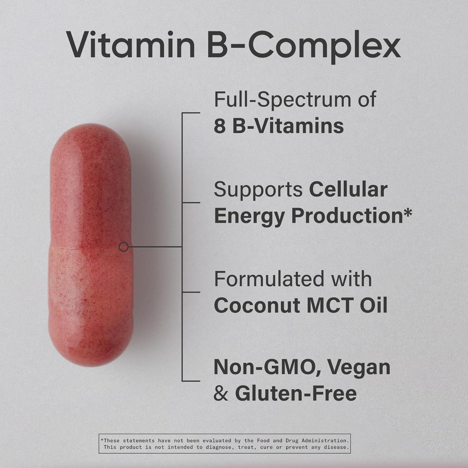 Complejo de Vitaminas B Vegano Investigación Deportiva - 90 Cápsulas