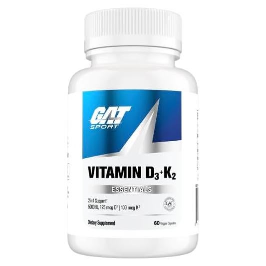 GAT Sport Vitamina D3 K2 5000 UI 60 Cápsulas Vegetales