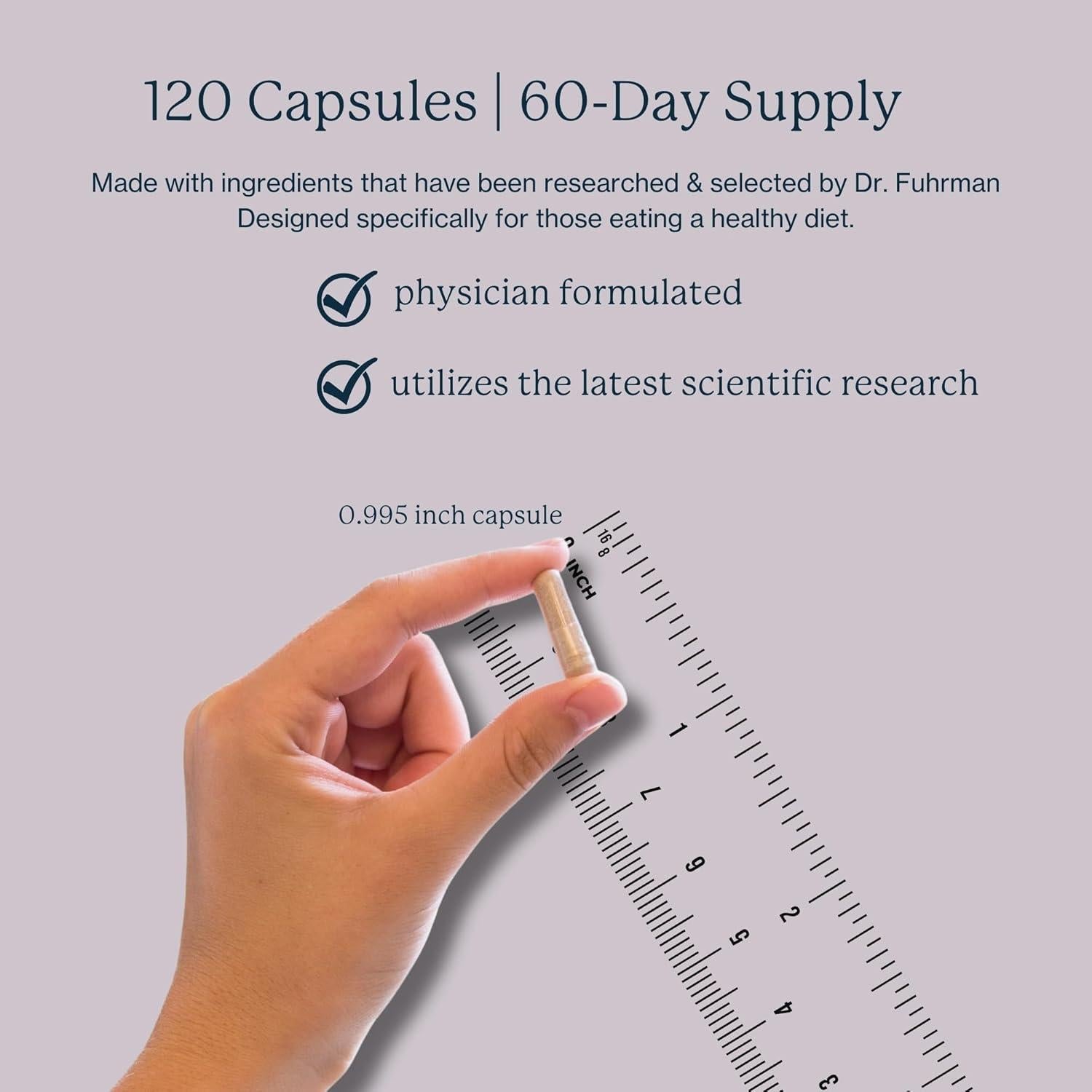 Multivitamínico Diario Vegano Dr. Fuhrman 120 Cápsulas