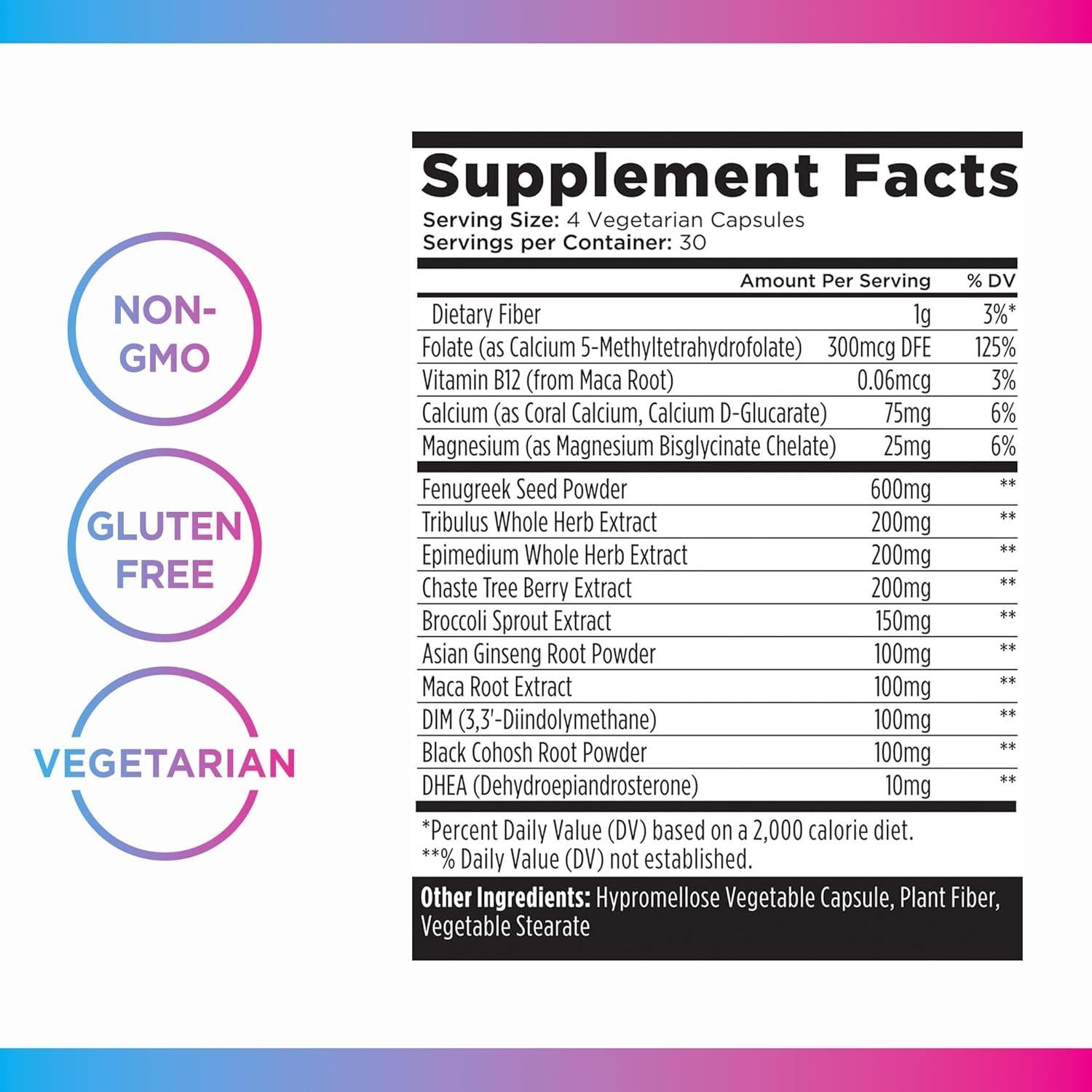 Suplemento Hormonal para Mujeres Livingood Daily 120 Cápsulas