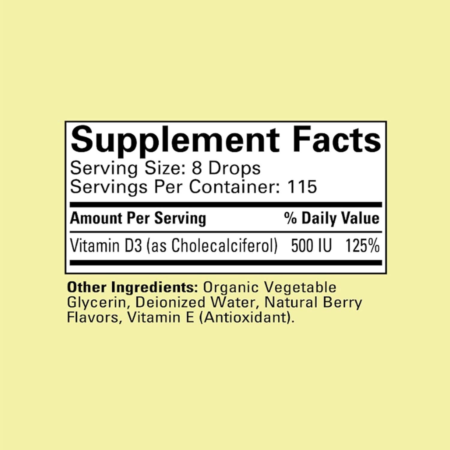 Gotas de Vitamina D3 ChildLife Essentials 29.57 ML Paquete de 3