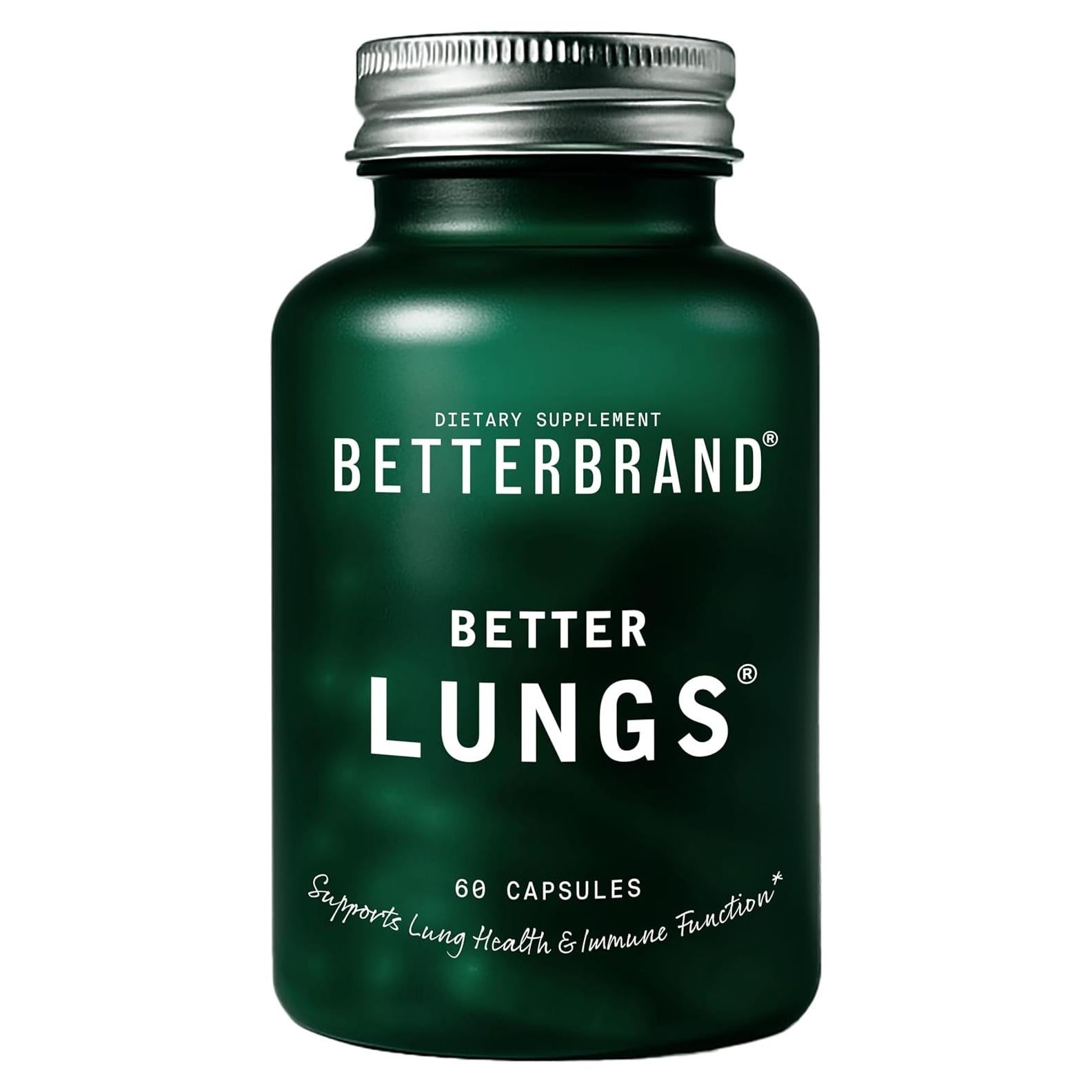 Suplemento Respiratorio Betterbrand BetterLungs 60 Cápsulas
