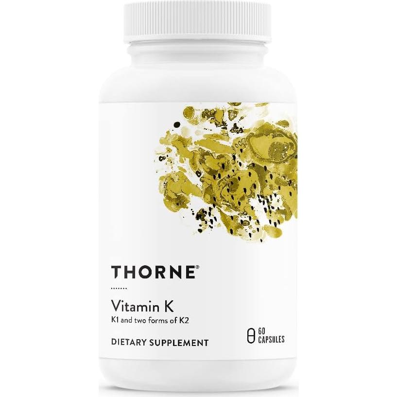 Combo Vitamina K y D-5000 Thorne - Salud Ósea 30-60 Porciones