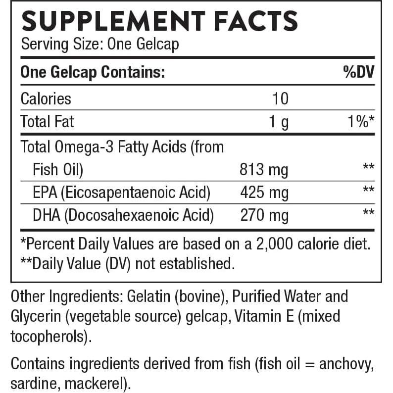 Suplemento Omega 3 Thorne Super EPA 90 Gelcaps + Vitamina D3 K2 30ml