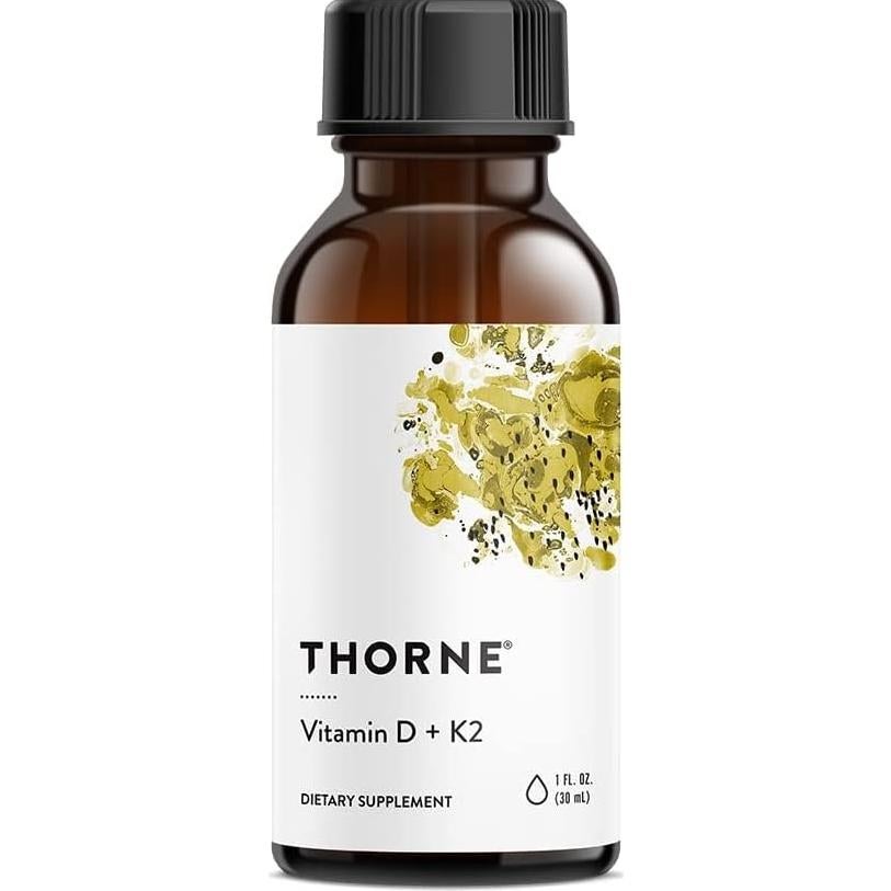 Suplemento Omega 3 Thorne Super EPA 90 Gelcaps + Vitamina D3 K2 30ml