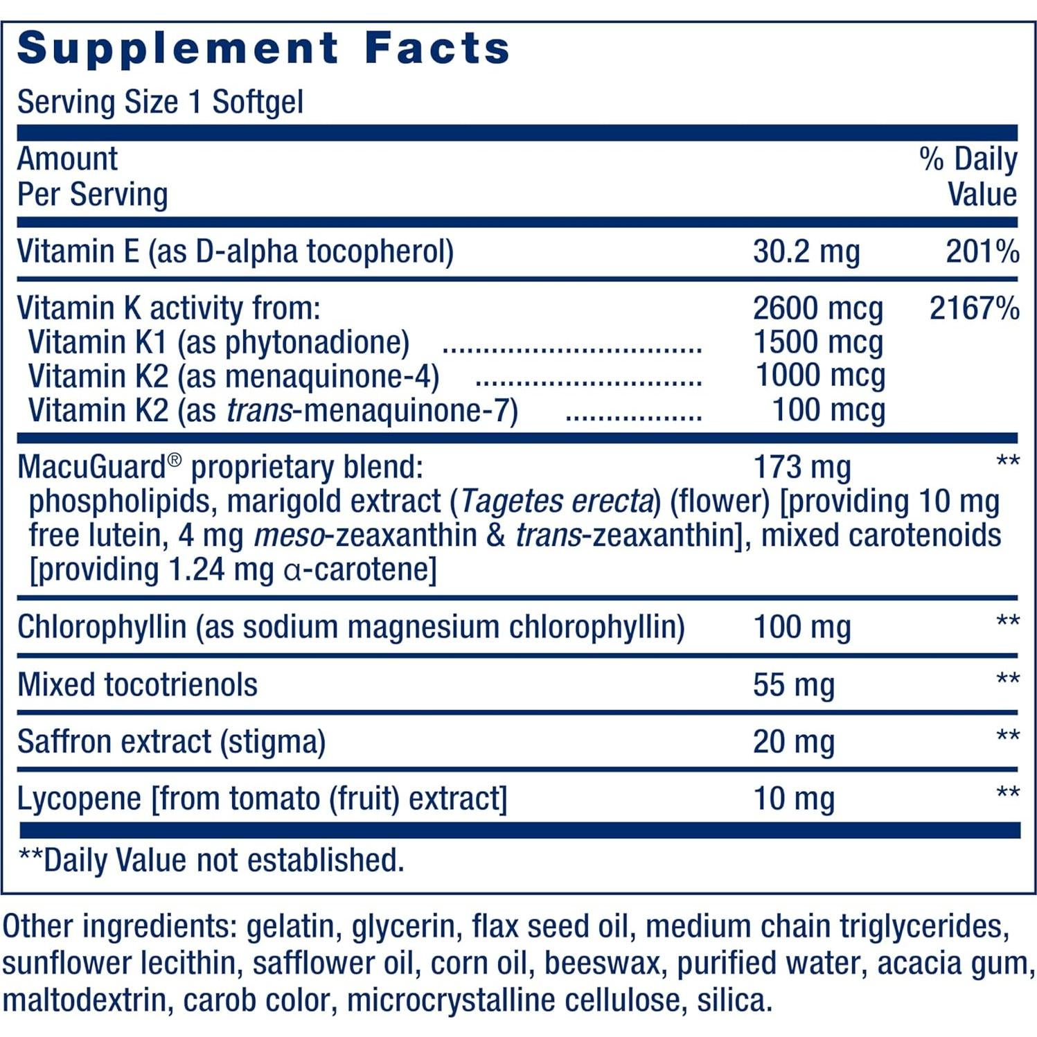Suplemento Multivitamínico Life Extension 60 Gelatinas Blandas