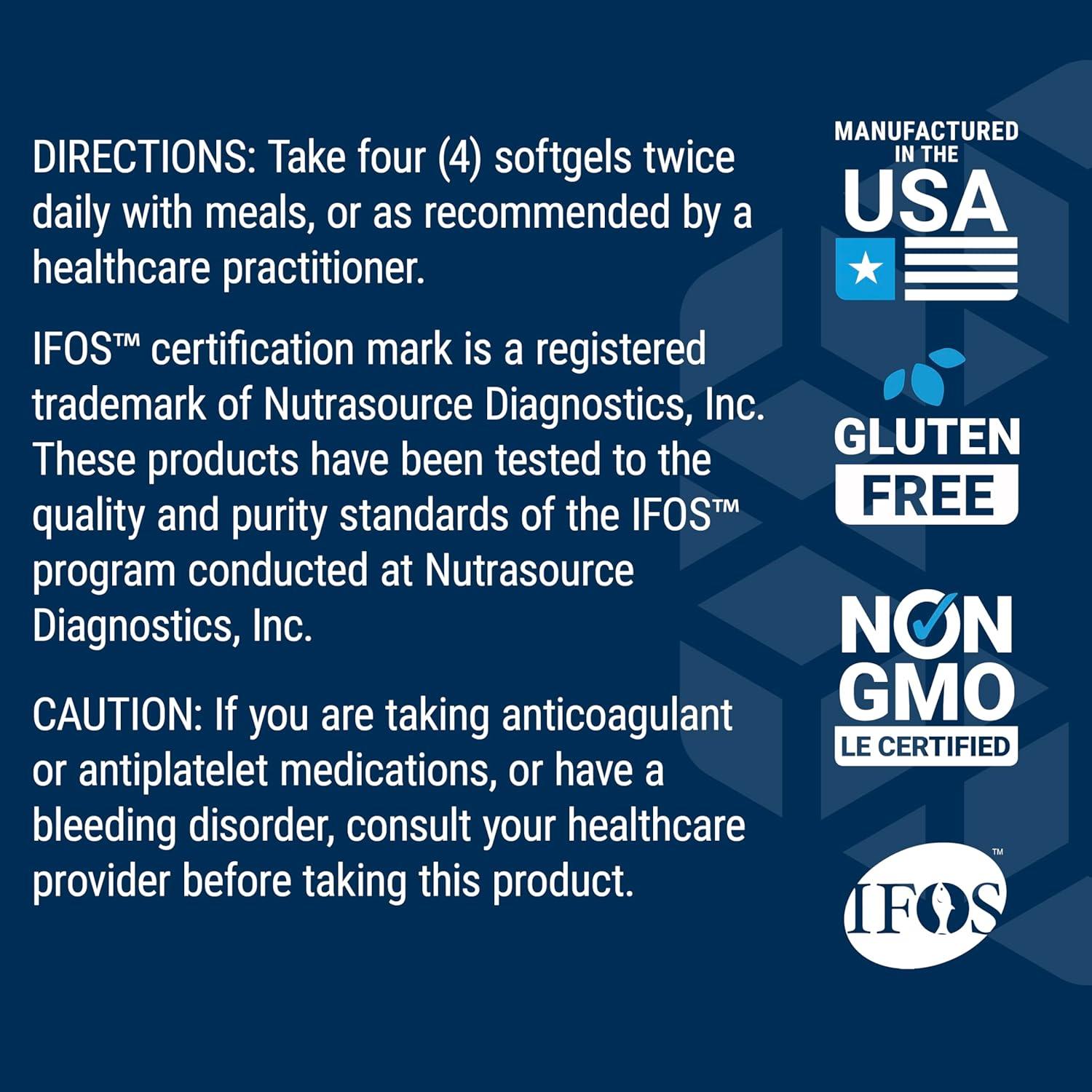 Life Extension Super Omega-3 EPA/DHA Aceite de Pescado 240 Cápsulas