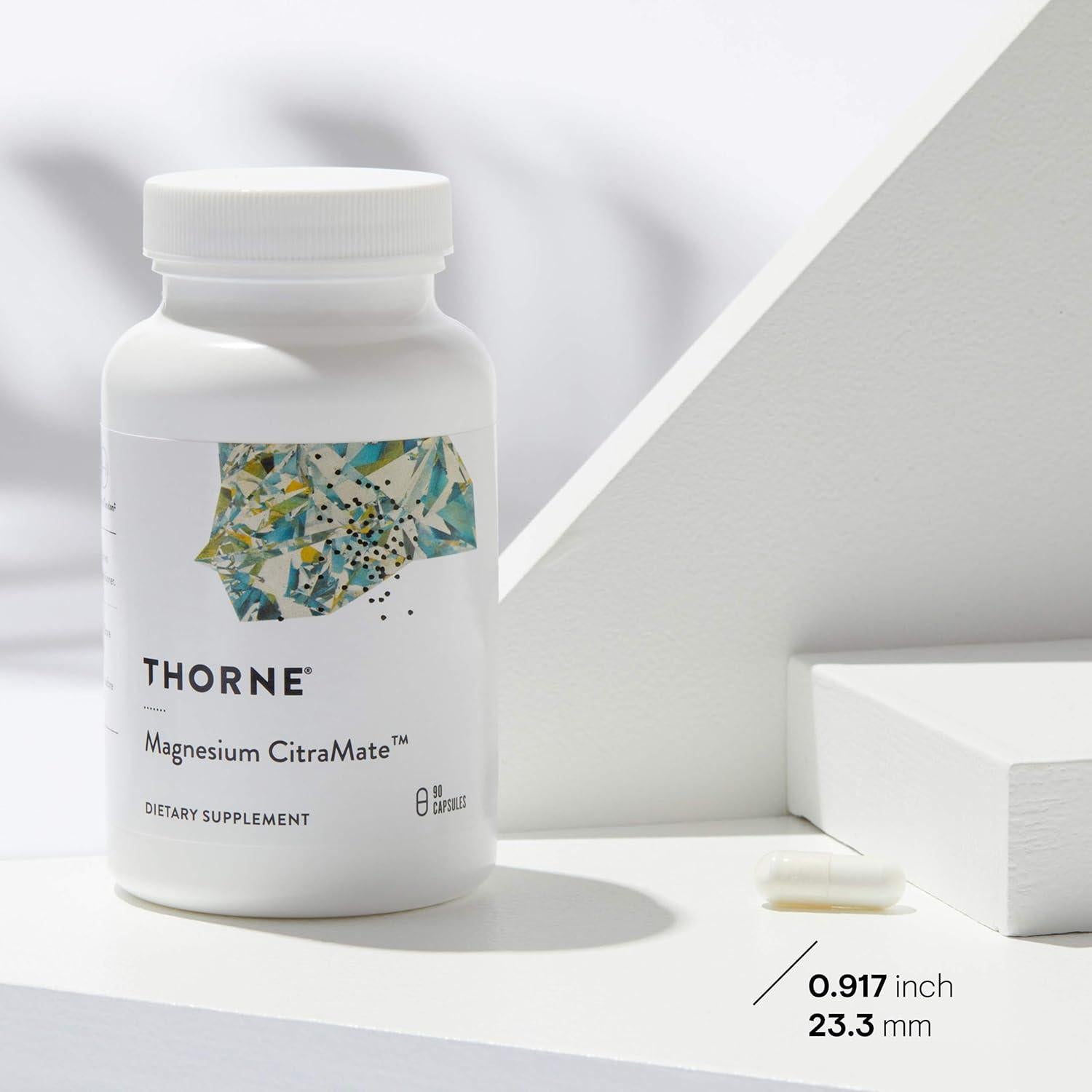 Thorne Magnesio CitraMate 60 Cápsulas + Vitamina D-5000 60 Cápsulas
