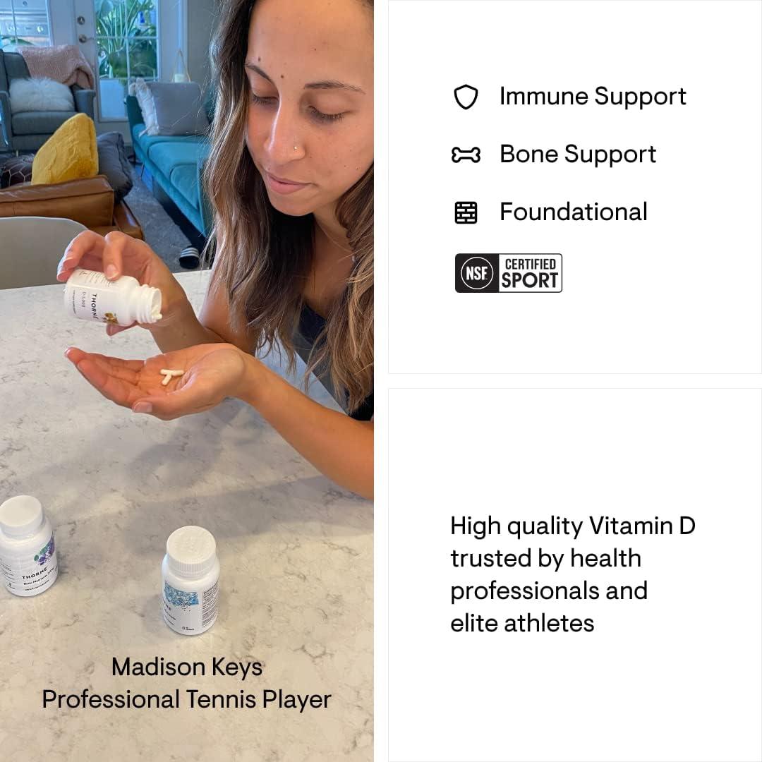 Thorne Magnesio CitraMate 60 Cápsulas + Vitamina D-5000 60 Cápsulas