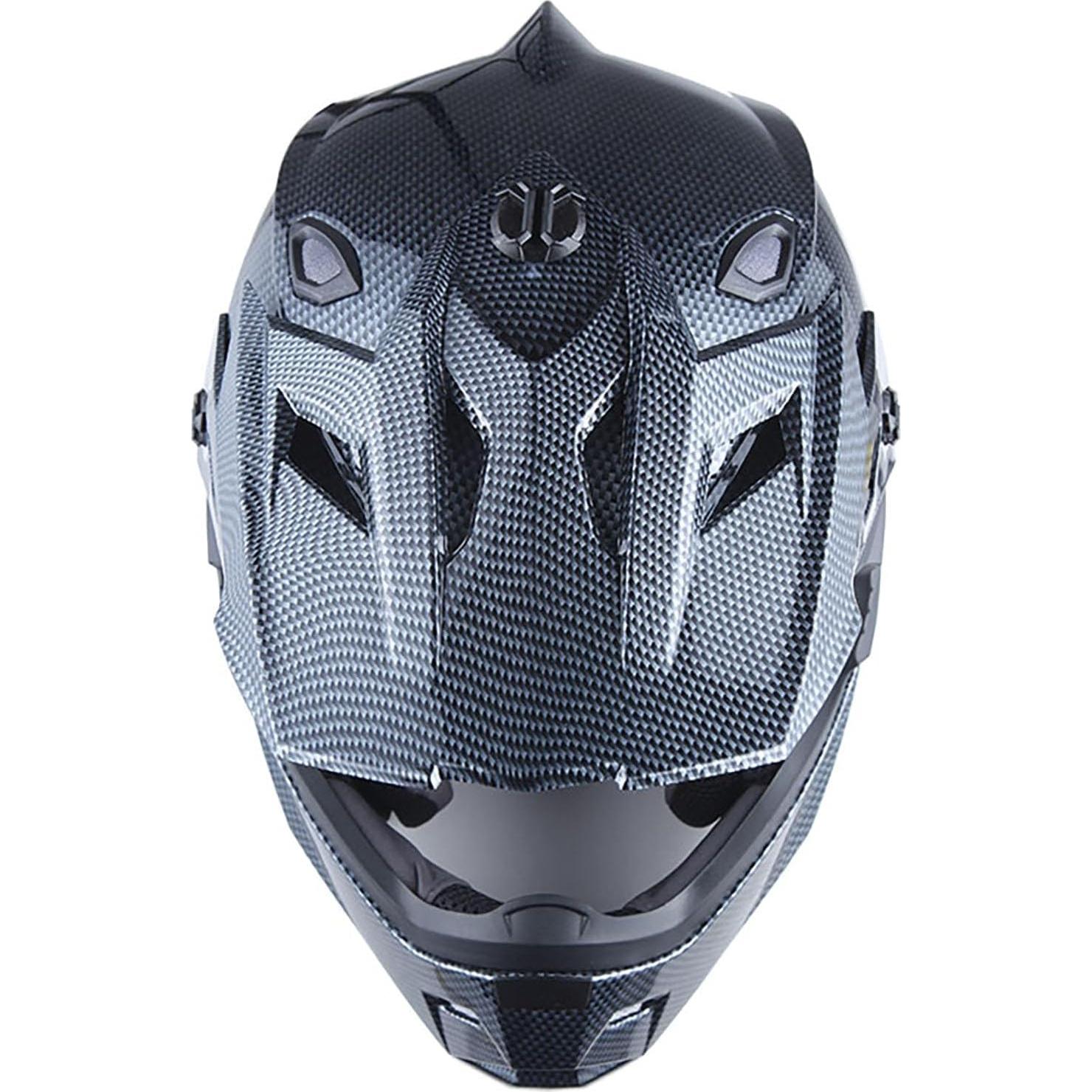 Casco de Motocross 1Storm HF801 Fibra Carbono Adulto
