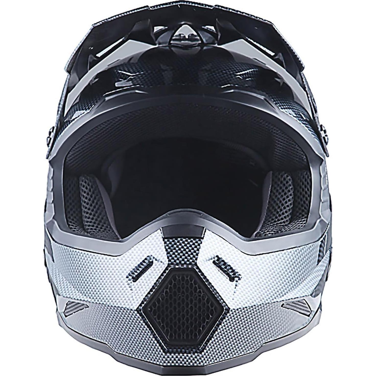 Casco de Motocross 1Storm HF801 Fibra Carbono Adulto