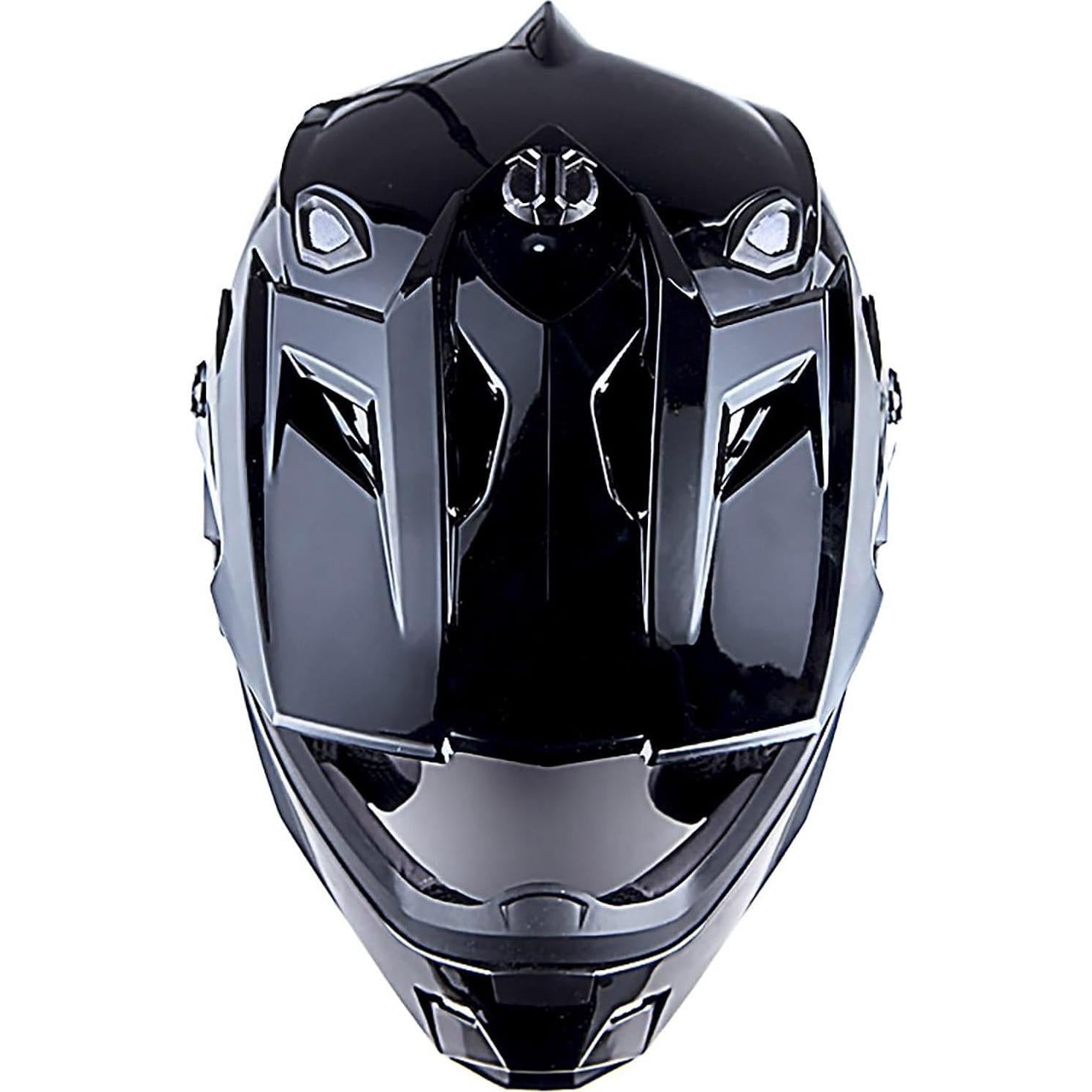 Casco de Motocross 1Storm HF801 Negro Brillante L 57-58 cm