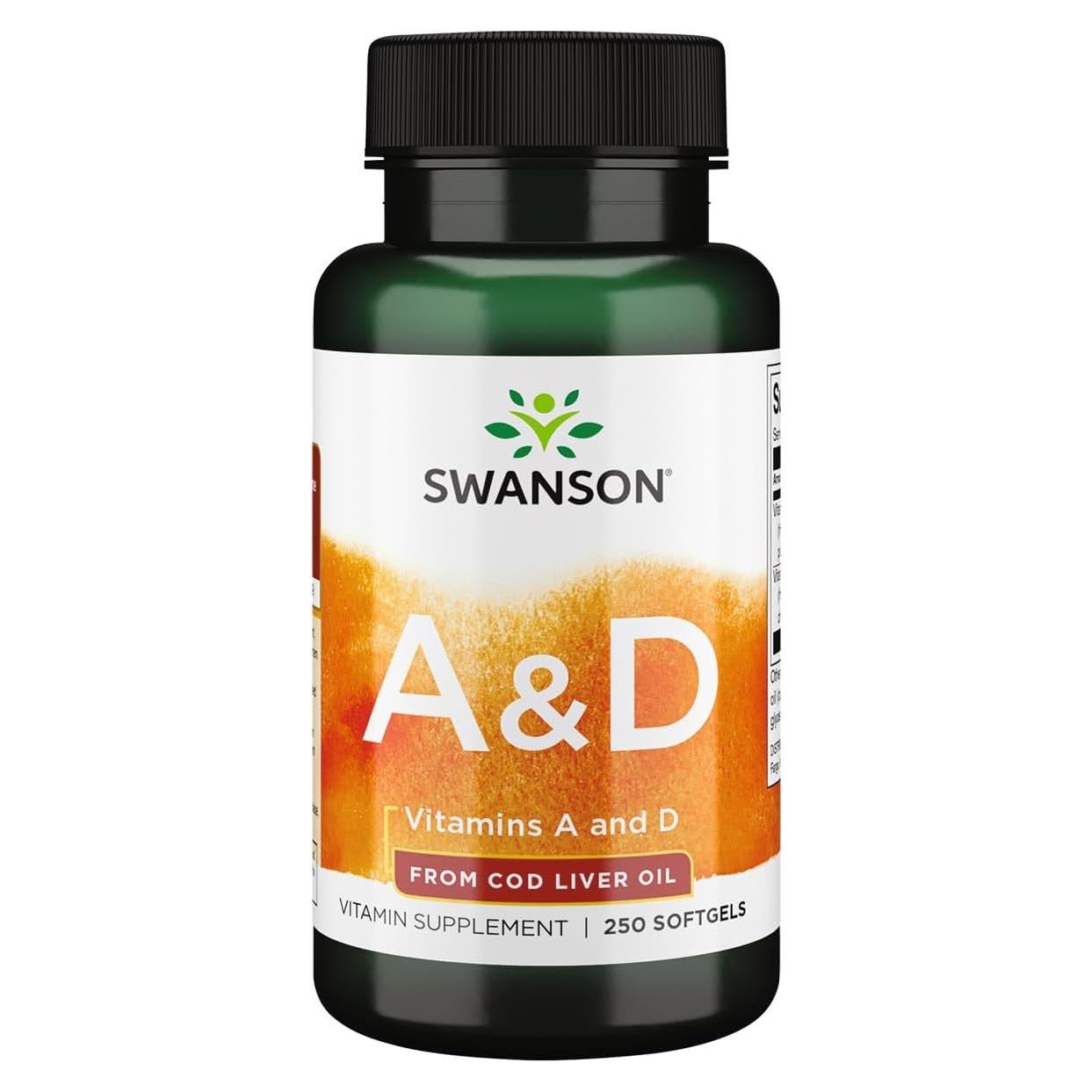 Swanson Vitamina A y D 250 Geles Blandos Salud Ocular e Inmunológica