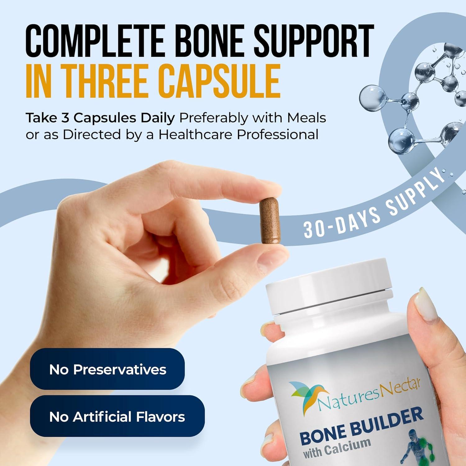 Suplemento de Huesos Nectar de la Naturaleza - 90 Cápsulas