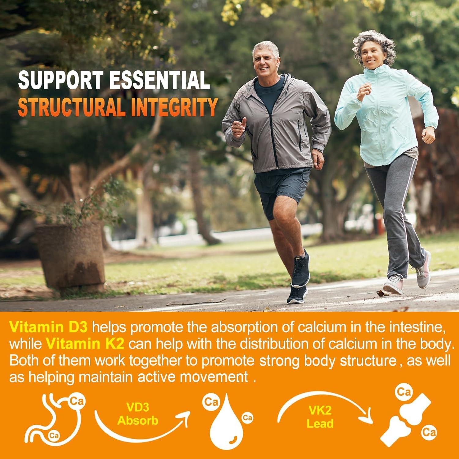 Gomitas de Vitamina D3 K2 Maennyliy 60 Unidades Sabor Naranja