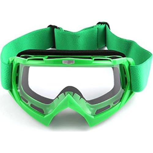 Casco MX Power Gear HF801 Verde + Gafas y Guantes XL