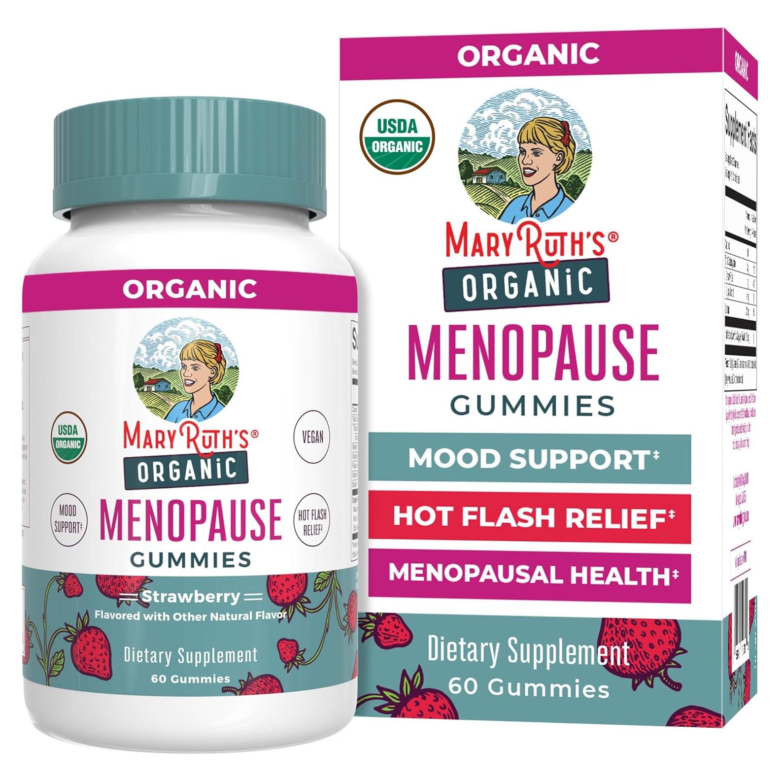 Gomitas Orgánicas MaryRuth's para Menopausia 30 Porciones