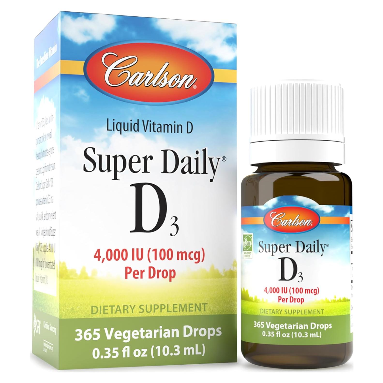 Carlson Super Daily D3 4,000 UI Gotas 10.4 mL Vitamina D3