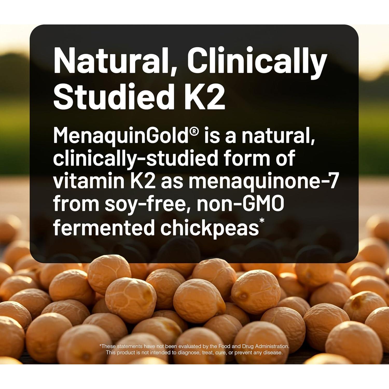 NatureWise Vitamina D3 Vegana 10000UI + K2 200mcg - 30 Gelatinas