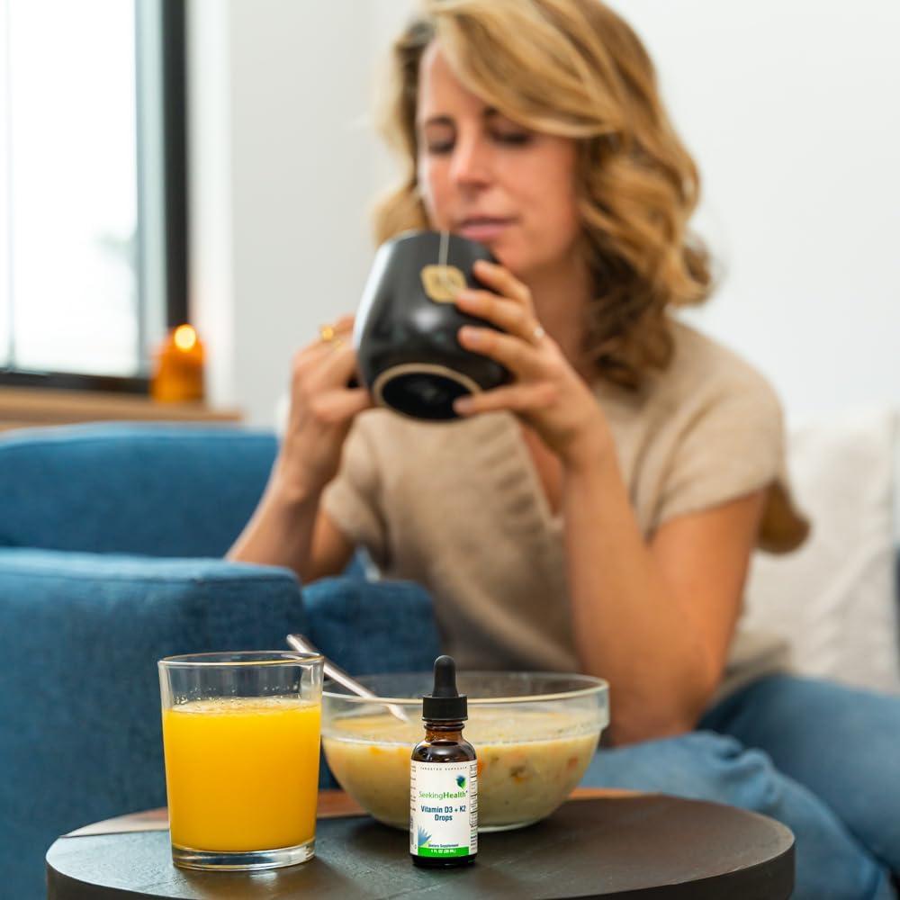 Gotas de Vitamina D3 + K2 Seeking Health 12.5 mcg D3 50 mcg K2