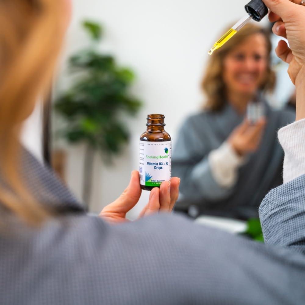 Gotas de Vitamina D3 + K2 Seeking Health 12.5 mcg D3 50 mcg K2