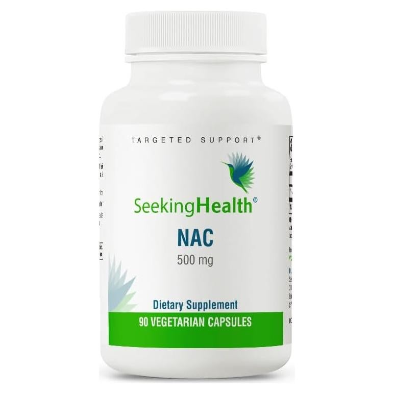 N-Acetil-L-Cisteína 500 mg Seeking Health | 90 Cápsulas Veganas