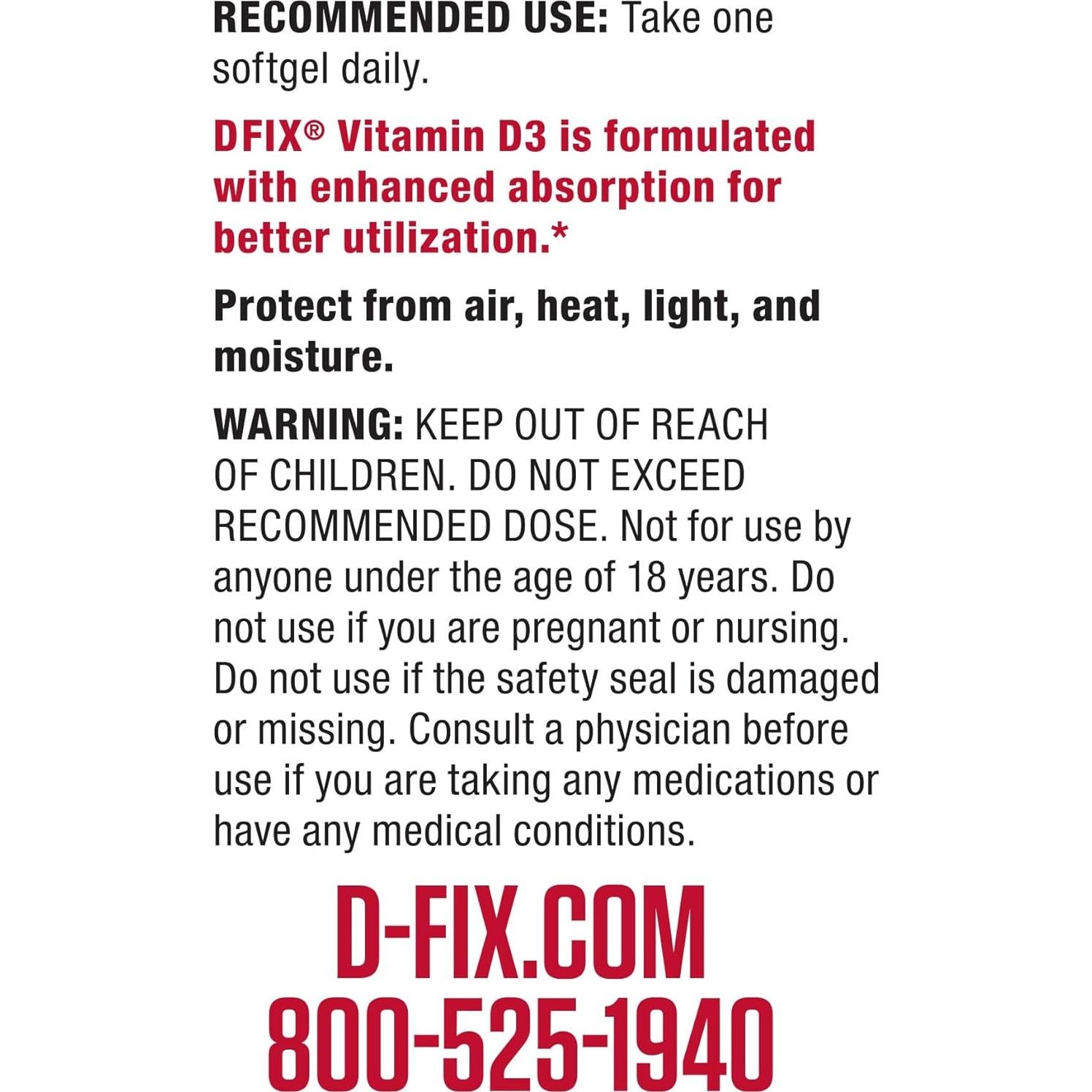 Biotest D Fix - Vitamina D3 5000 UI - 90 geles blandos