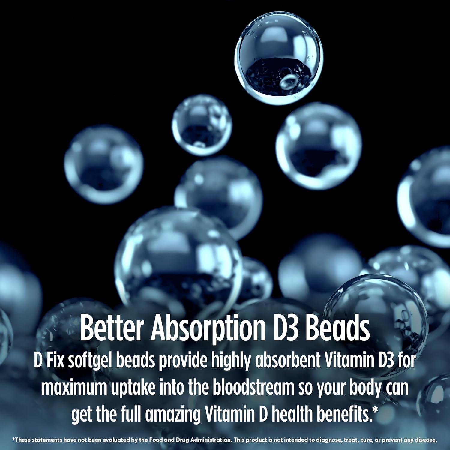 Biotest D Fix - Vitamina D3 5000 UI - 90 geles blandos